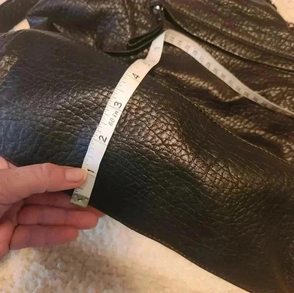 NWT Jessica Simpson Black and Silver Leather Bag - Picture 12 of 14